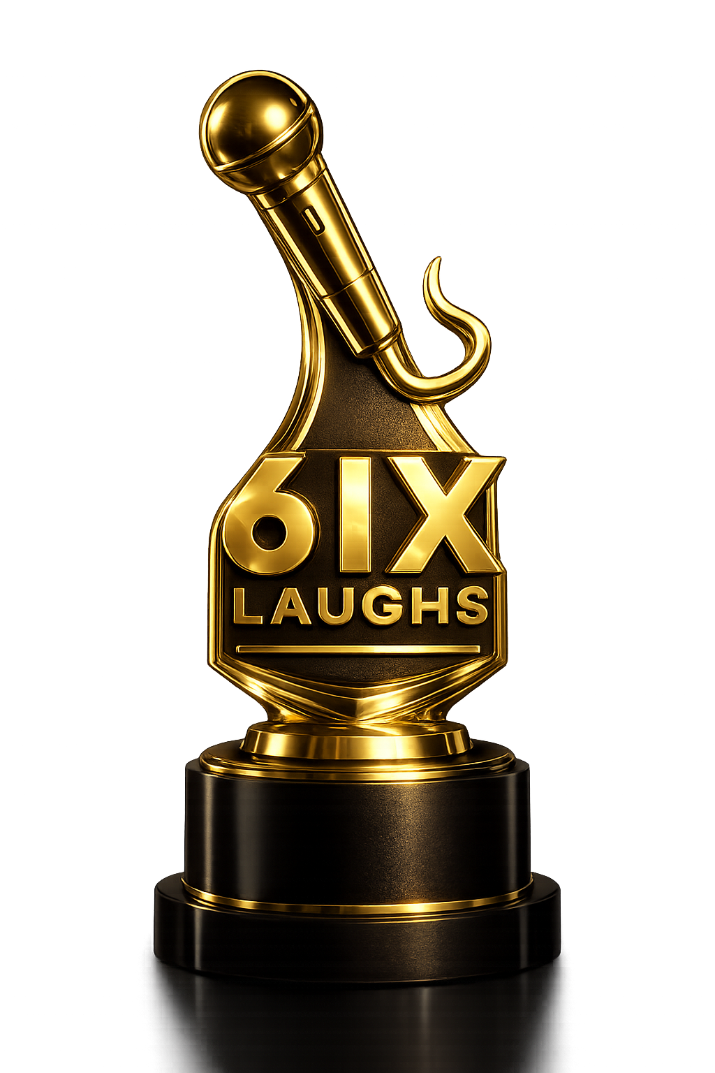 6ixLaughs championship trophy